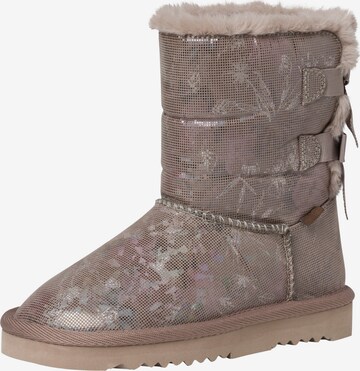 s.Oliver Snowboots in Beige: voorkant