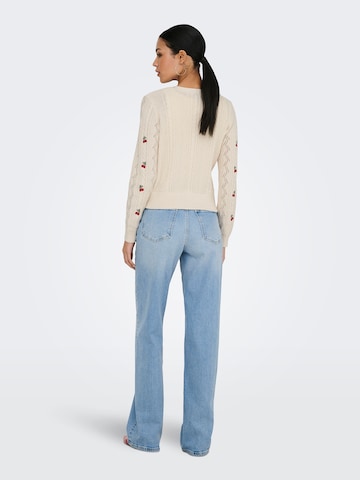 ONLY Knit Cardigan 'ONLBirtie' in Beige