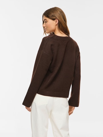 VILA Sweater 'VILiga' in Brown