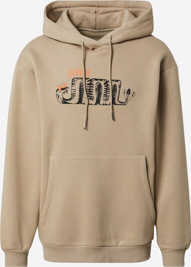 ABOUT YOU x Swalina&Linus Sweatshirt 'Ilja' in dunkelbeige, Produktansicht
