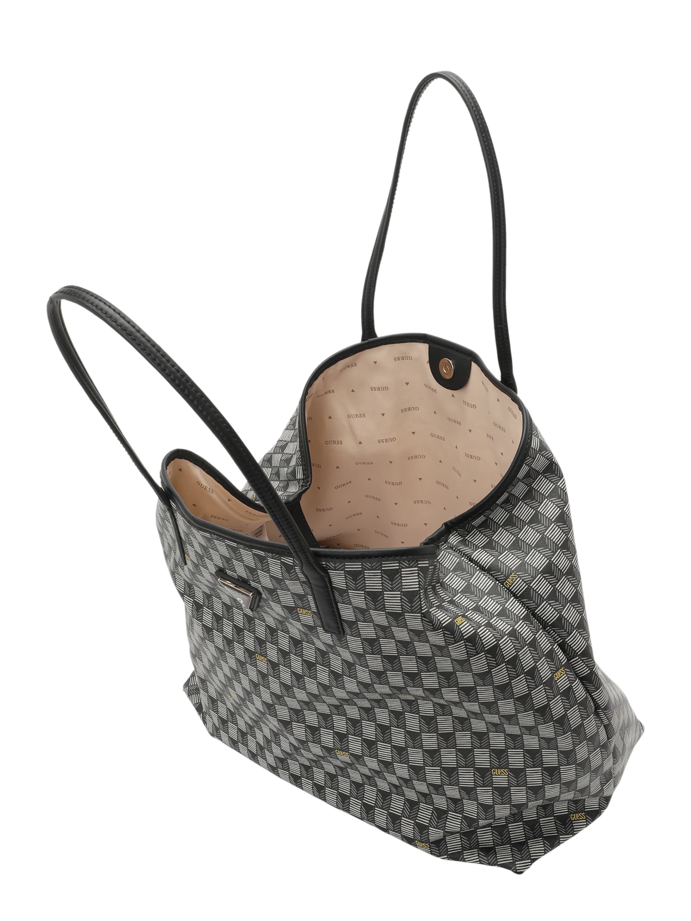 GUESS Shopper 'G Wave' in Schwarz