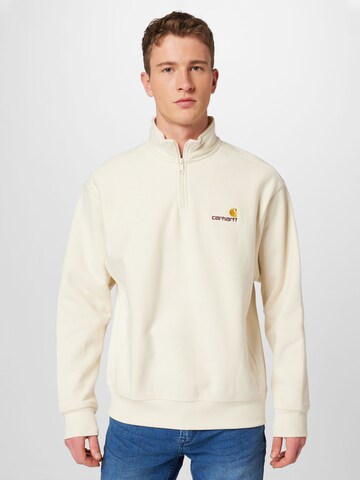 Coupe regular Sweat-shirt Carhartt WIP en blanc : devant