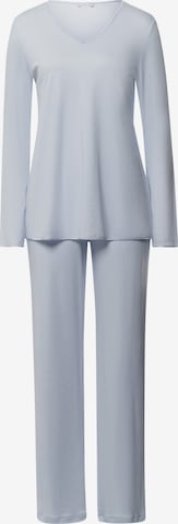 Pyjama Hanro en bleu : devant