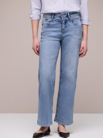 STREET ONE Wide leg Jeans 'Emee' in Blue