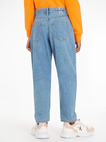 Calvin Klein Jeans Loosefit Džíny 'Barrel Utility' – modrá