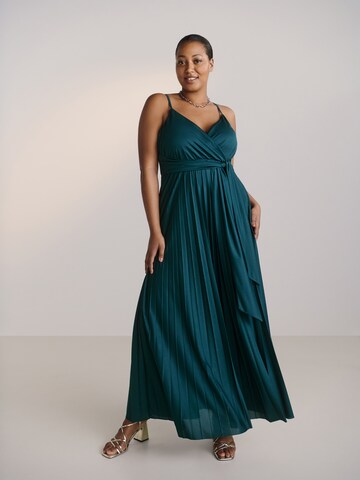 Abito di Guido Maria Kretschmer Curvy in verde: frontale