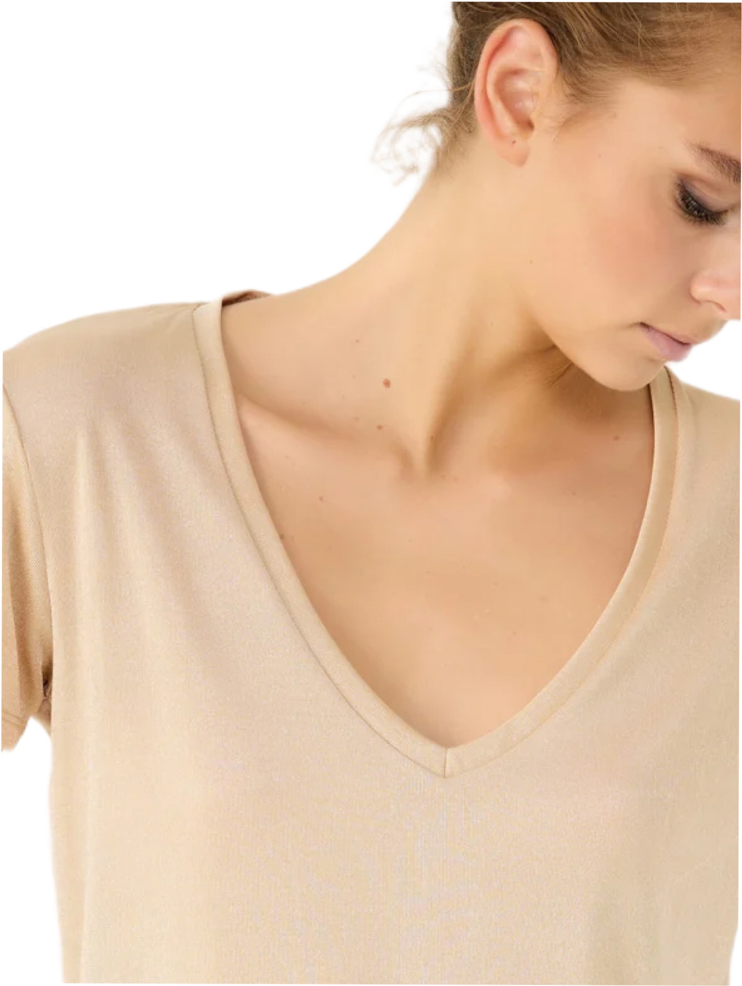 No Matter What Shirt in Beige