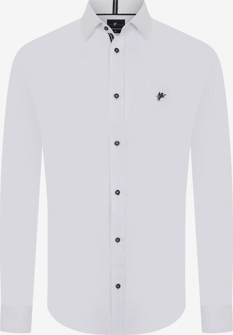 Chemise 'RODRIGO' DENIM CULTURE en blanc : devant