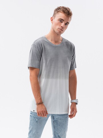 Ombre Shirt 'S1624' in Grey: front