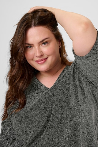 KAFFE CURVE Shirt 'KCriana' in Silver