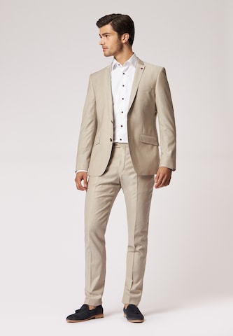 ROY ROBSON Slimfit Modischer Anzug Im Slim Fit in Beige