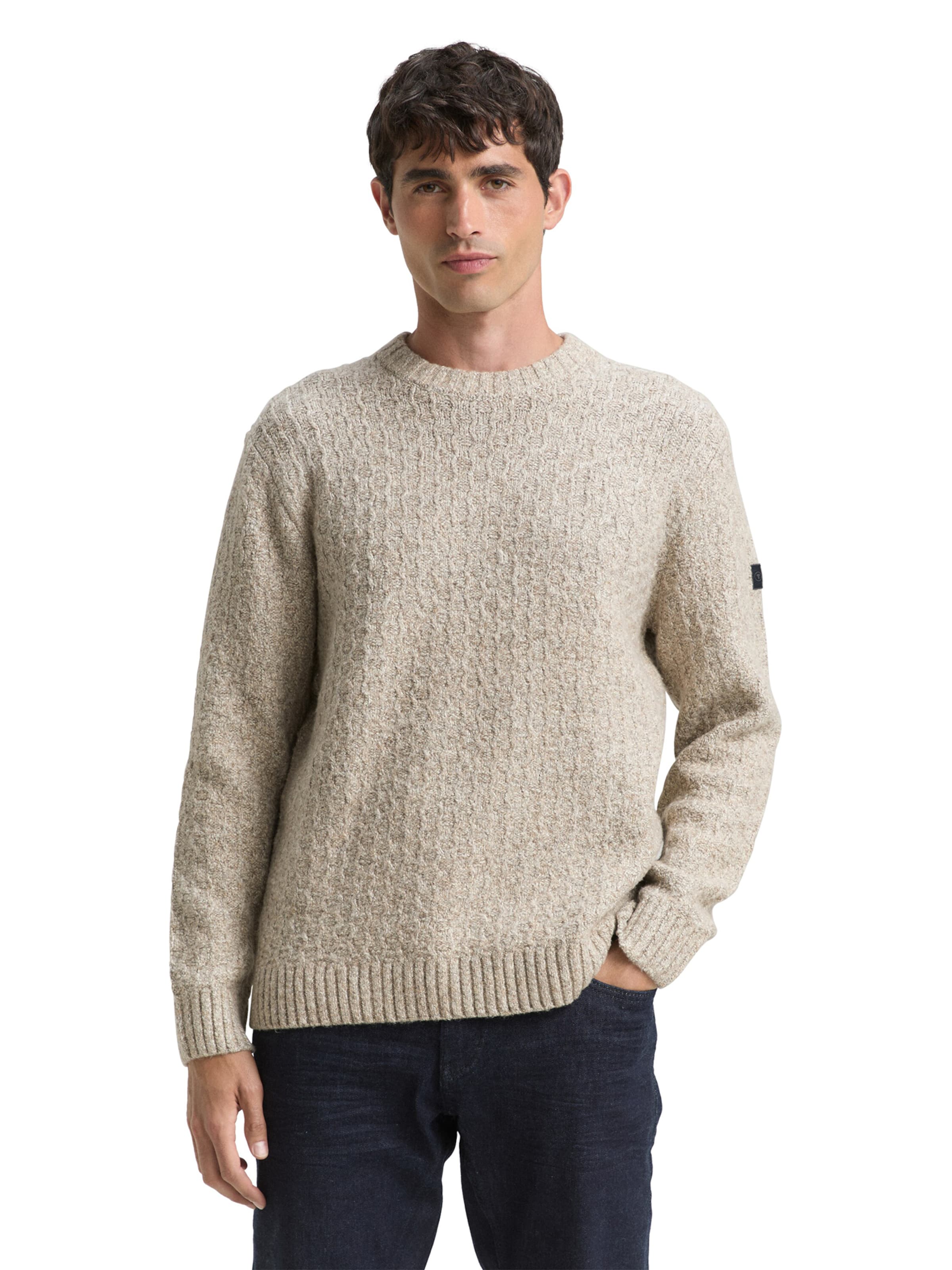 Pull-over TOM TAILOR en blanc : devant
