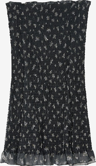 Bershka Ljetna haljina u svijetlosiva / crna, Pregled proizvoda