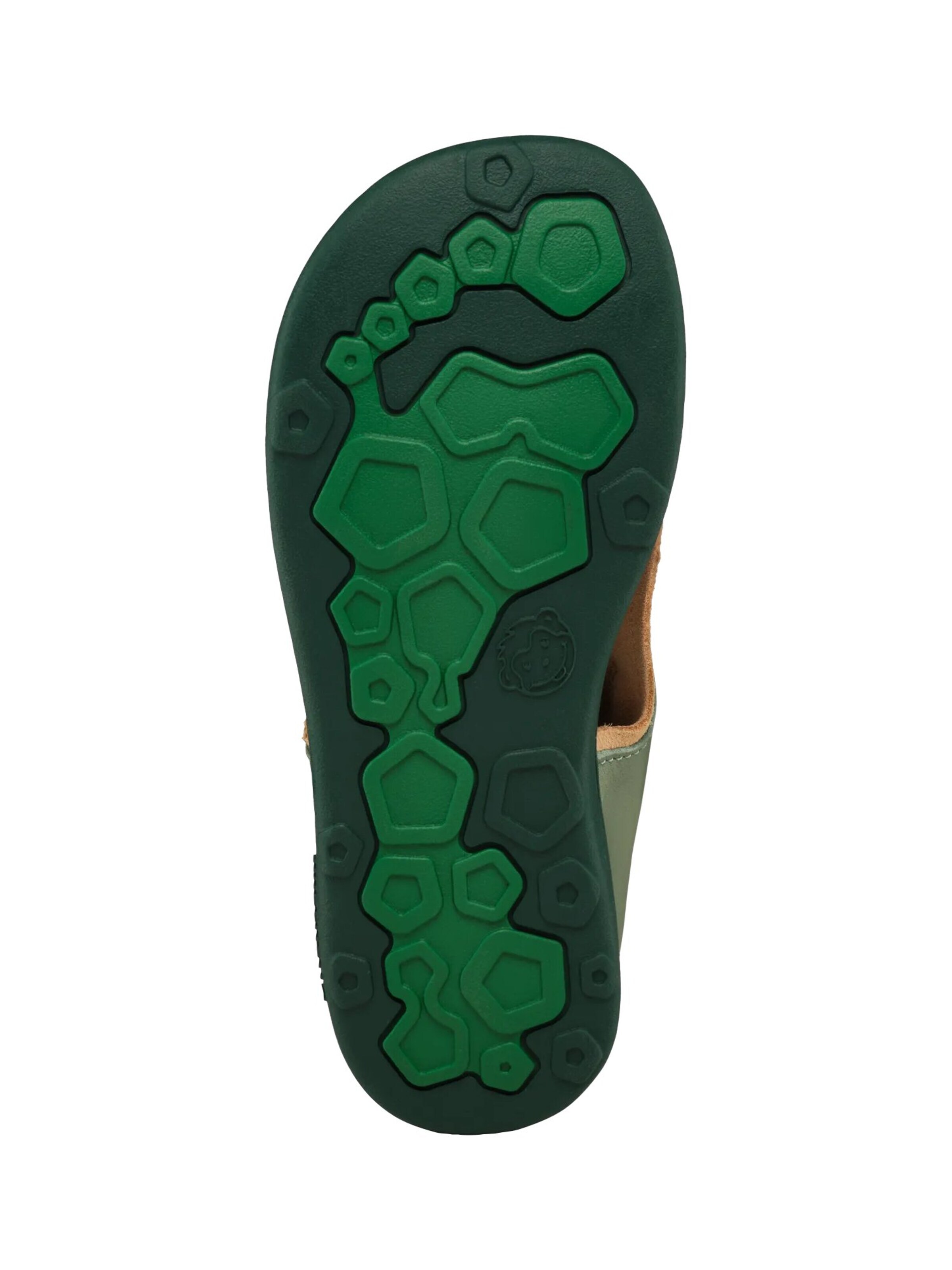Affenzahn Sandals 'Sandale Leder Airy' in Green