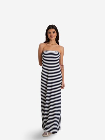 THE-ARE Dress in Blue: front