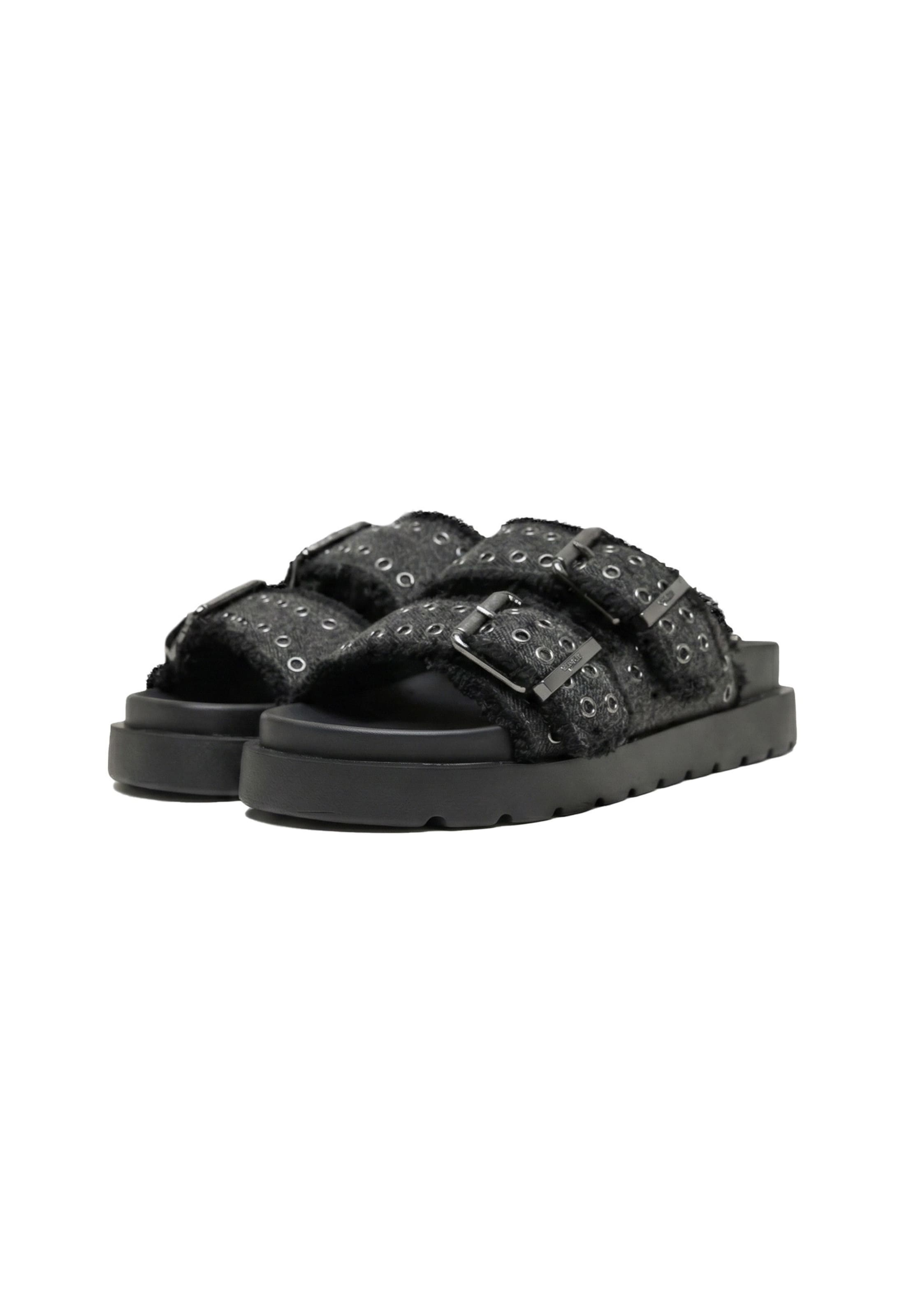 BUFFALO - Zapatos abiertos 'Raya Ari' en negro