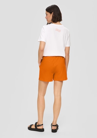 Regular Pantalon s.Oliver en orange