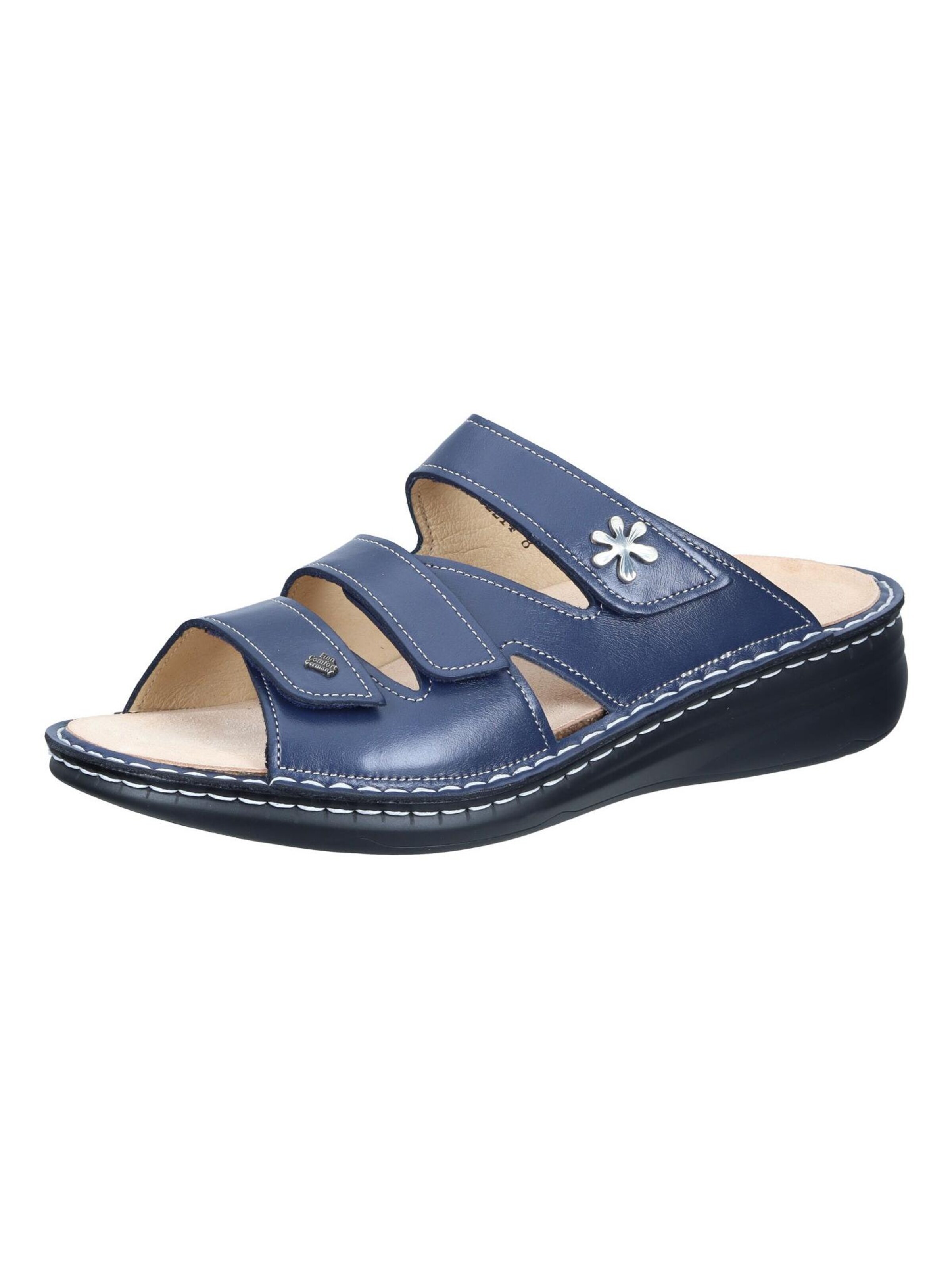 Finn Comfort Muiltjes 'Grenada' in Blauw: voorkant