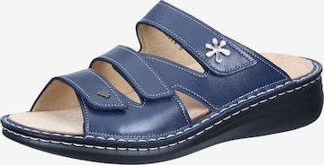 Finn Comfort Pantolette 'Grenada' in Blau: Vorderseite