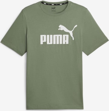 PUMA Shirt 'Essentials' in Green: front