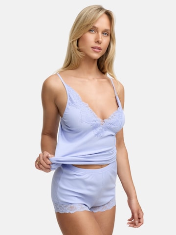 Tazzio - Pijama de pantalón corto 'F909' en azul