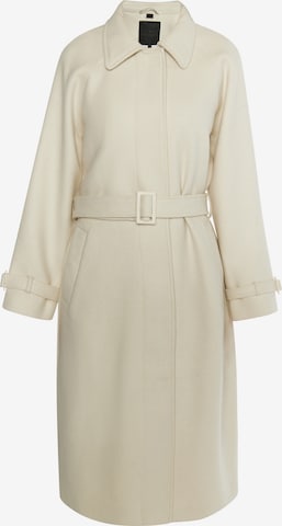 DreiMaster Klassik Ανοιξιάτικο και φθινοπωρινό παλτό 'Acalmar' σε λευκό: μπροστά