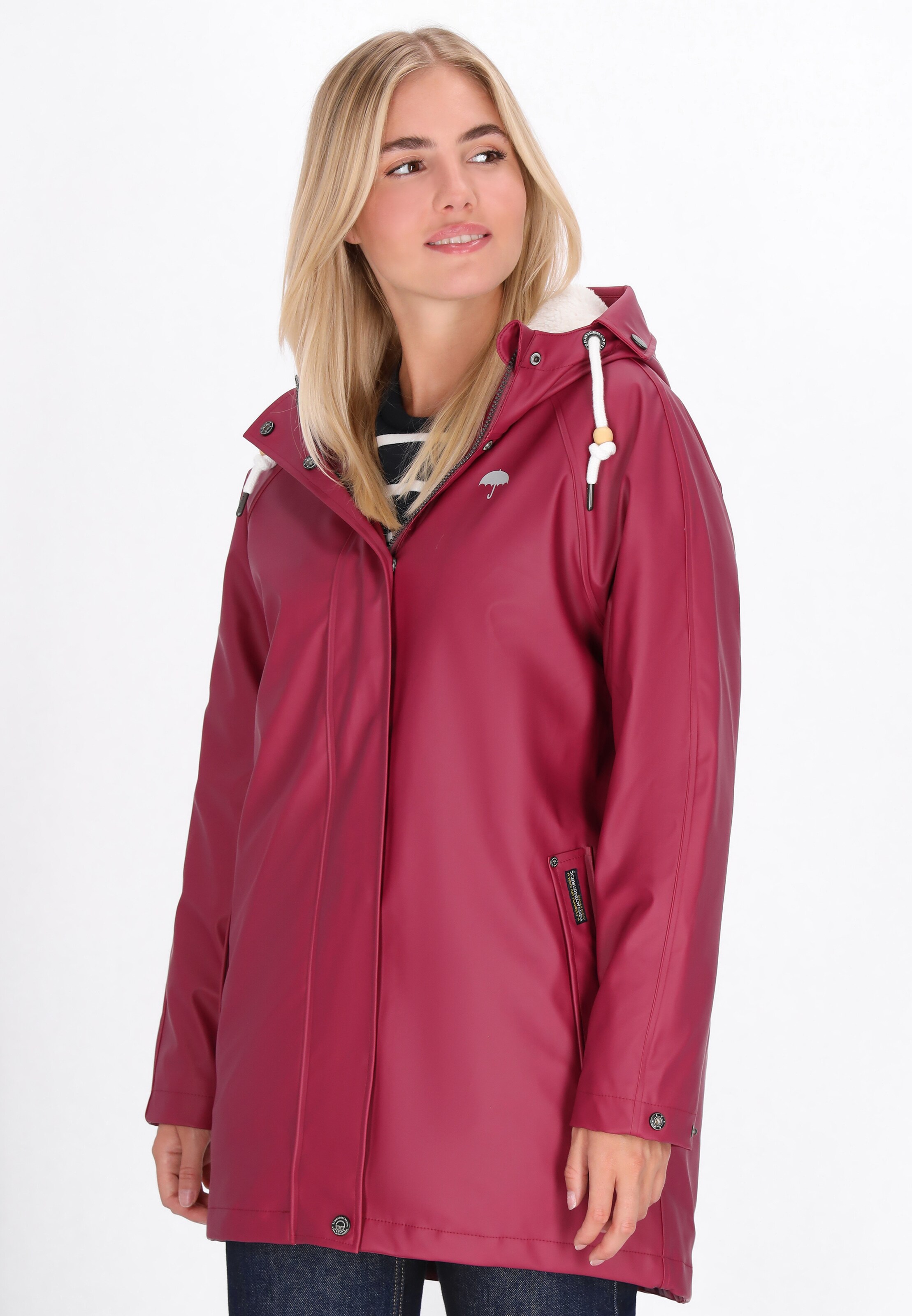 Schmuddelwedda - Chaqueta de entretiempo en rojo: frente