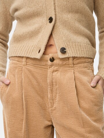 CAMEL ACTIVE Loosefit Relaxed Fit Cord Hose aus Baumwolle in Beige