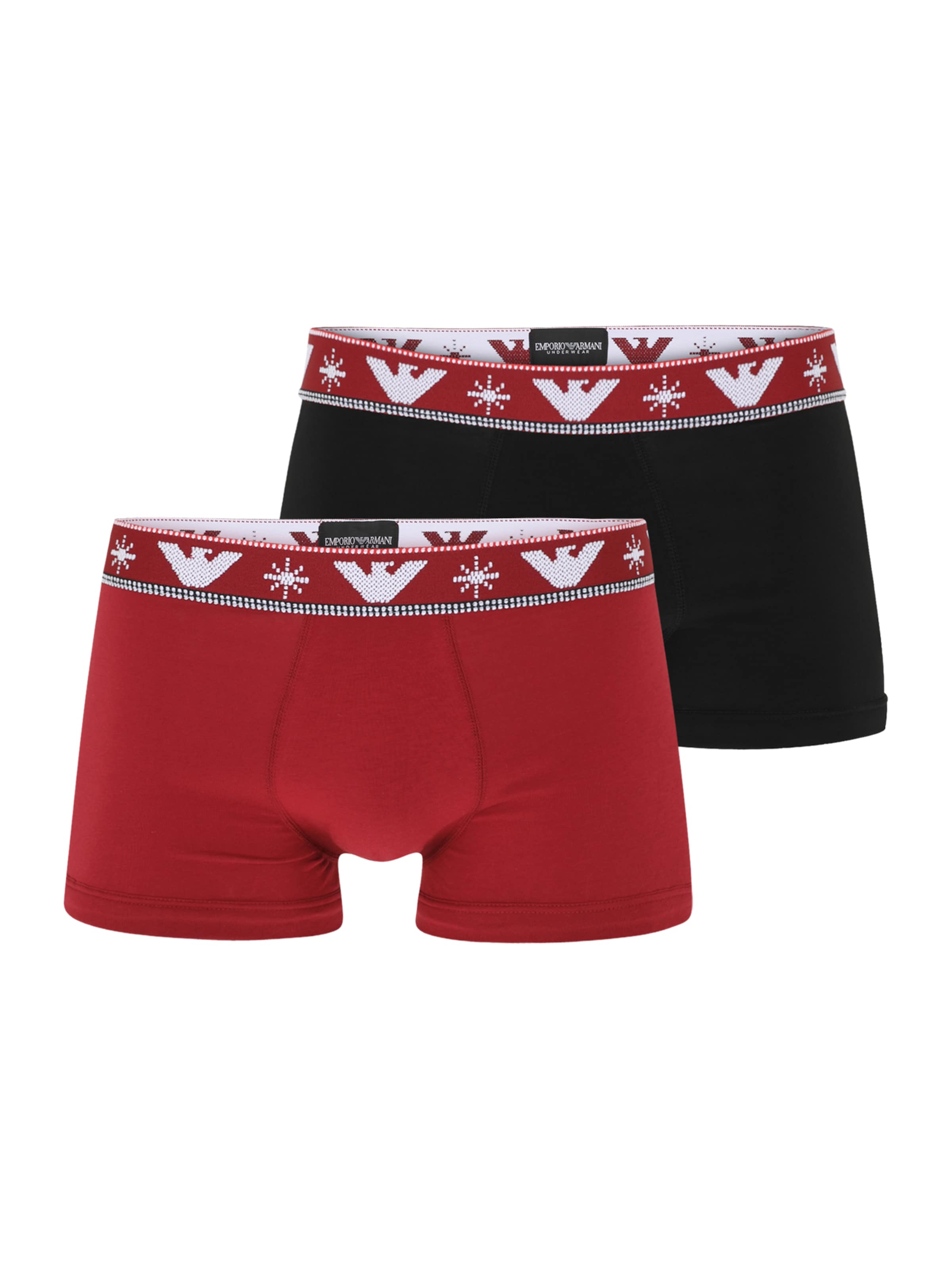 Emporio Armani Boxerky - Červená: predná strana