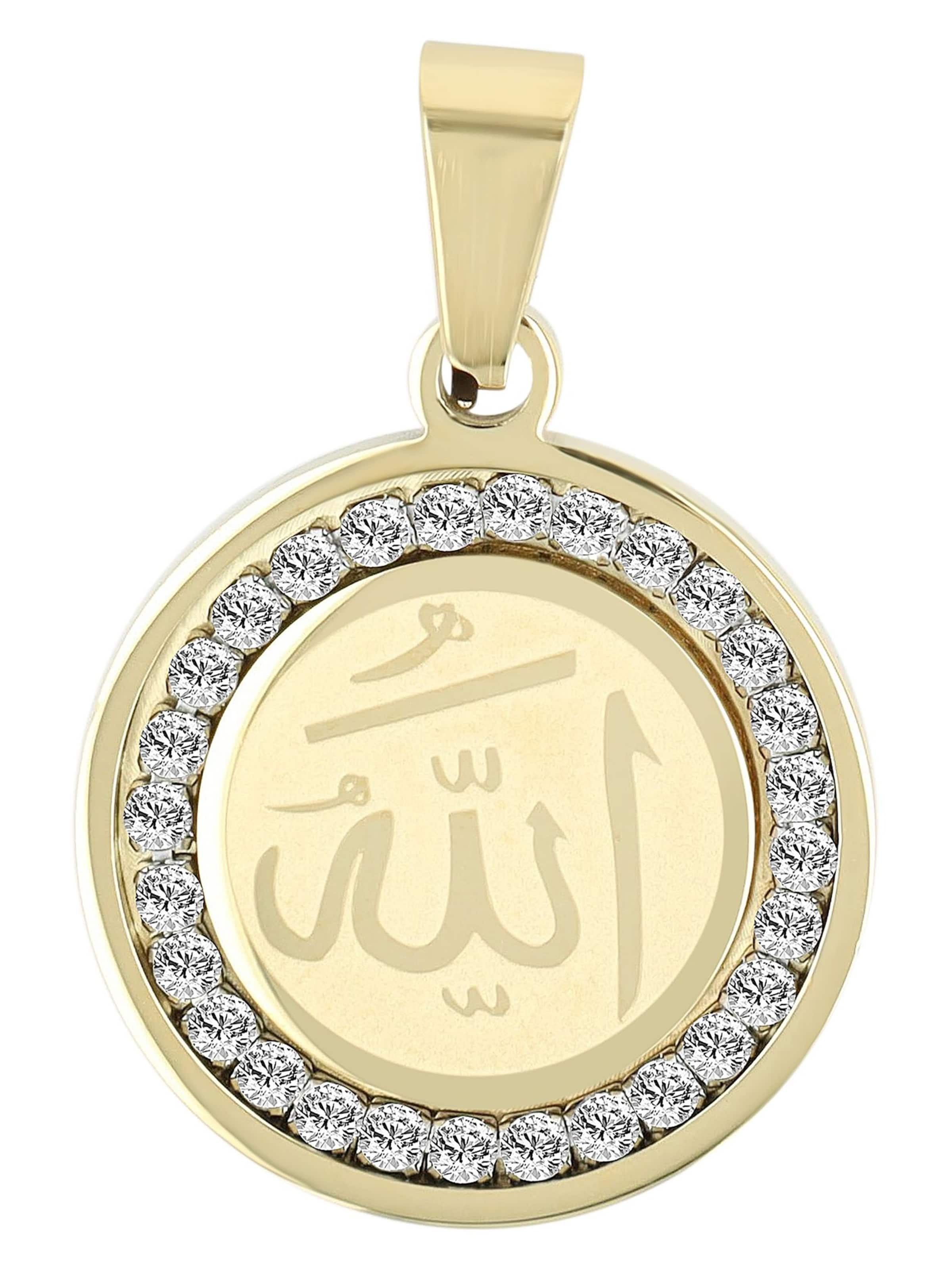 Akzent Pendant 'Malik, langlebig' in Gold: front