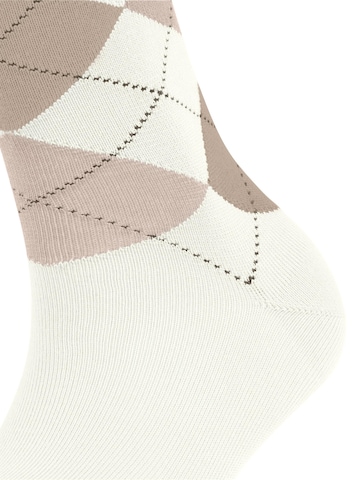 FALKE Socks 'Sensitive Argyle' in White