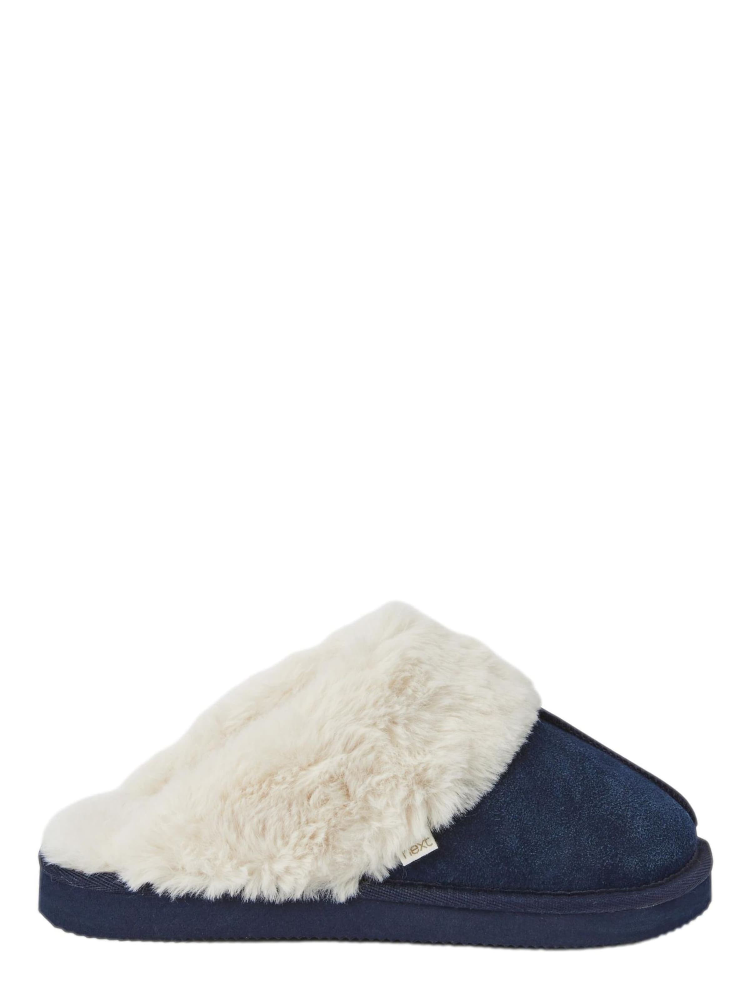 Pantoufle Next en bleu : devant