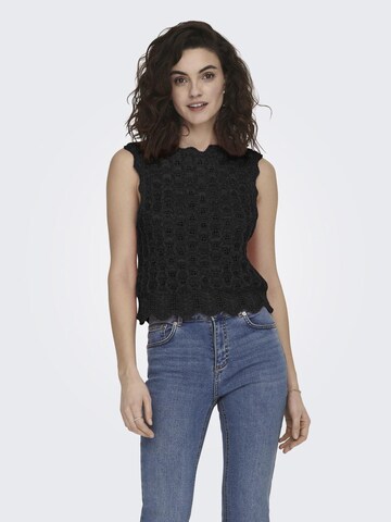 ONLY - Top de malha 'LUNA' em preto