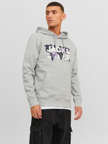 JACK & JONES Sweatshirt 'Dust' in Grijs: voorkant