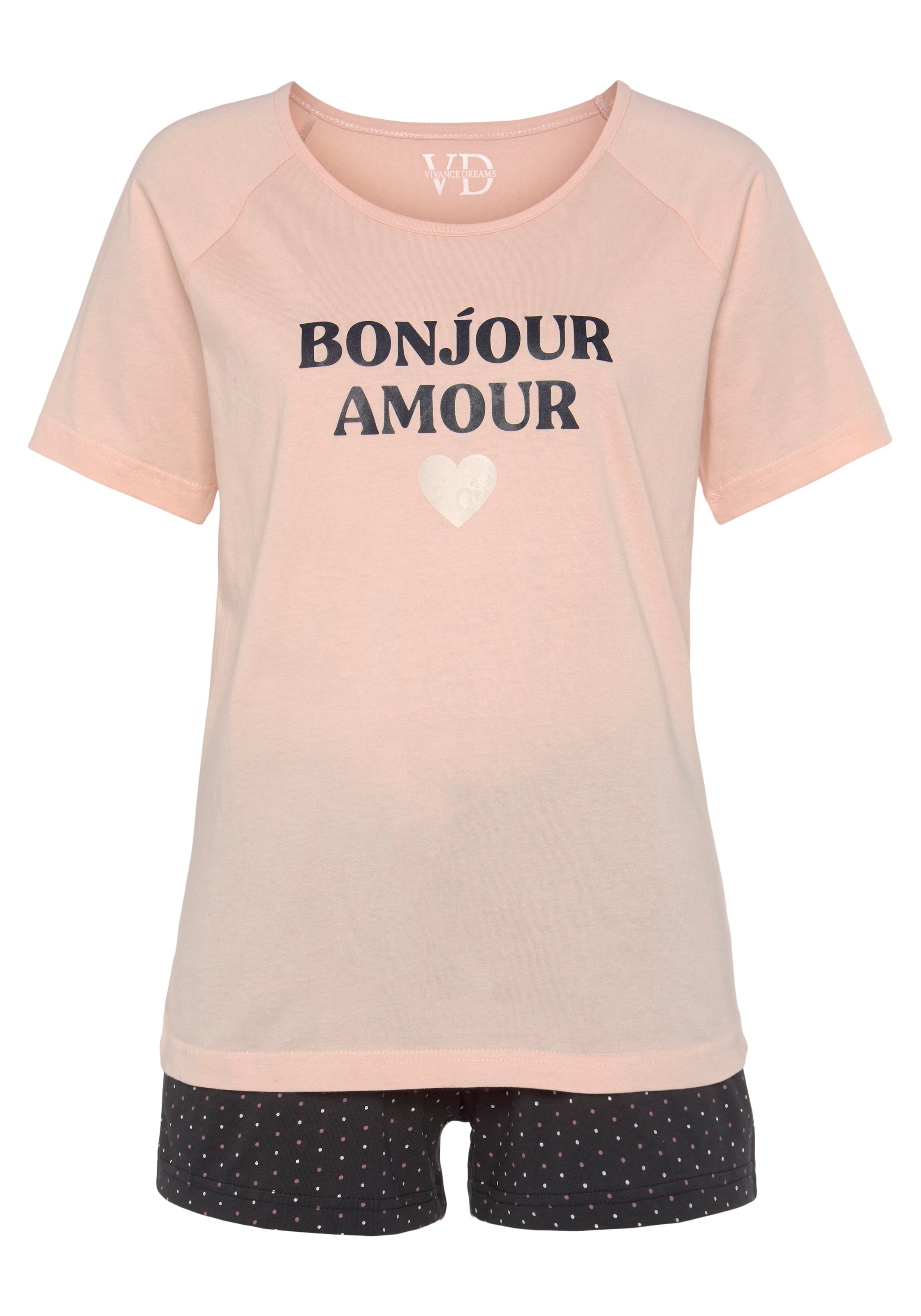 VIVANCE Shorty 'Dreams' i pink: forside