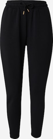 Athlecia Дънки Tapered Leg Спортен панталон 'Jacey V2' в черно: отпред