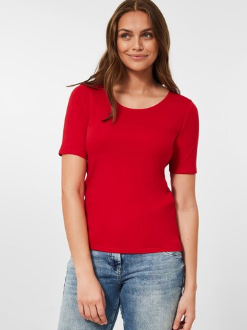 CECIL - Camisa 'Lena' em vermelho: frente