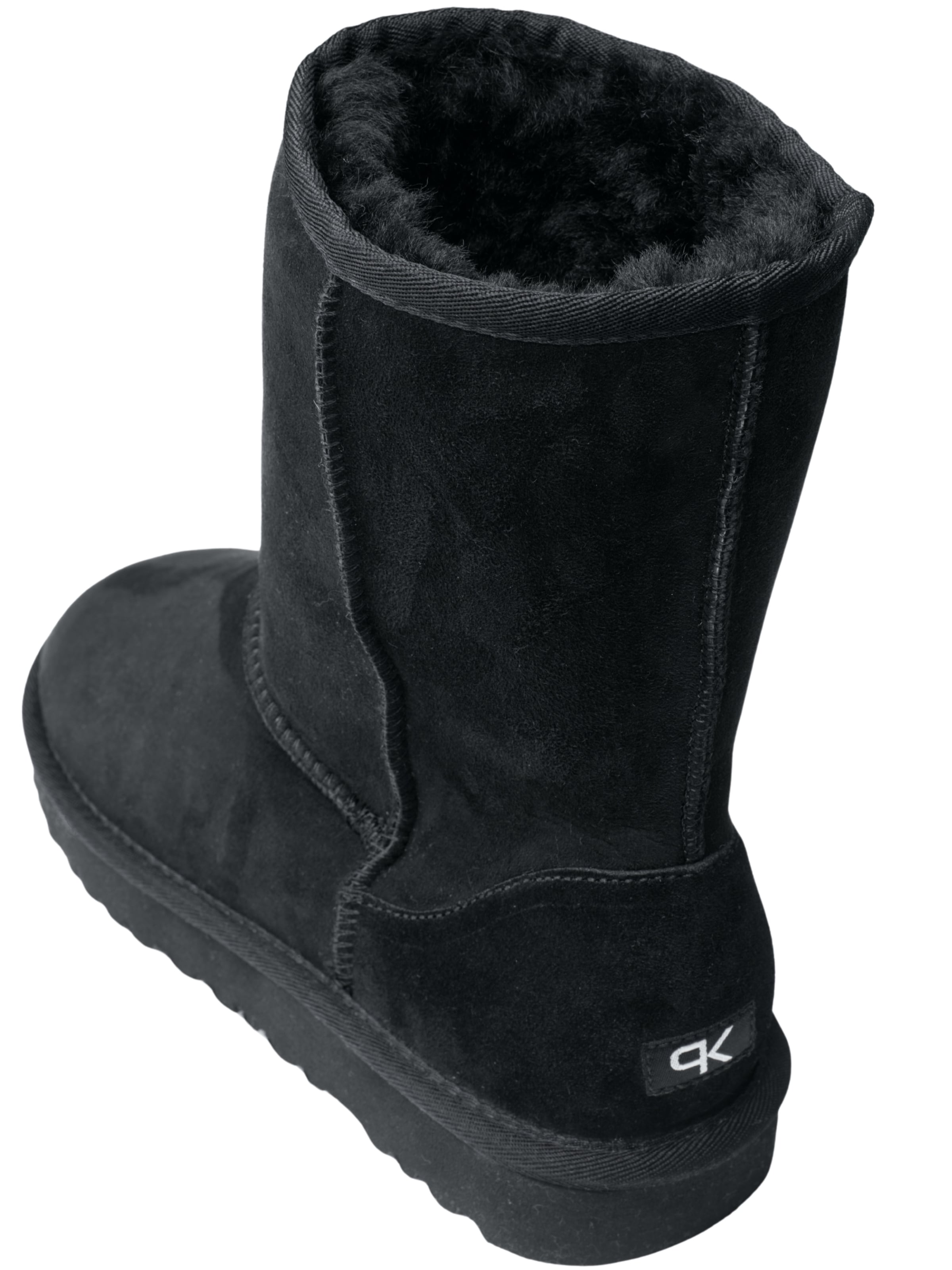 AvaMia Snow Boots 'Fellstiefel AMWB2401 Winterstiefel' in Black