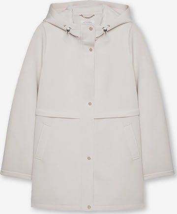 Manteau d’hiver Fiorella Rubino en blanc : devant