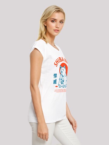 F4NT4STIC Shirt 'Japanischer Shiba Inu Hund' in Wit