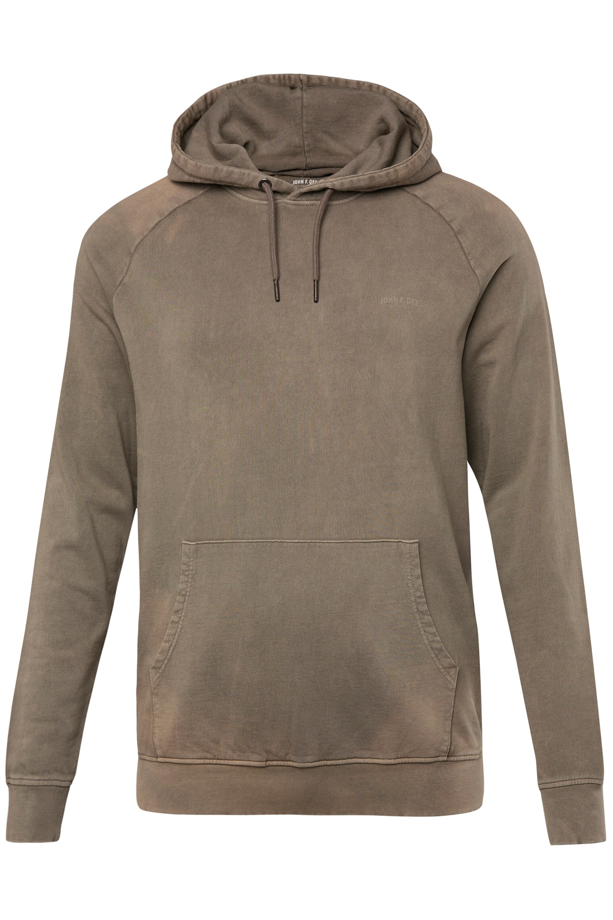 John F. Gee Sweatvest in Groen: voorkant