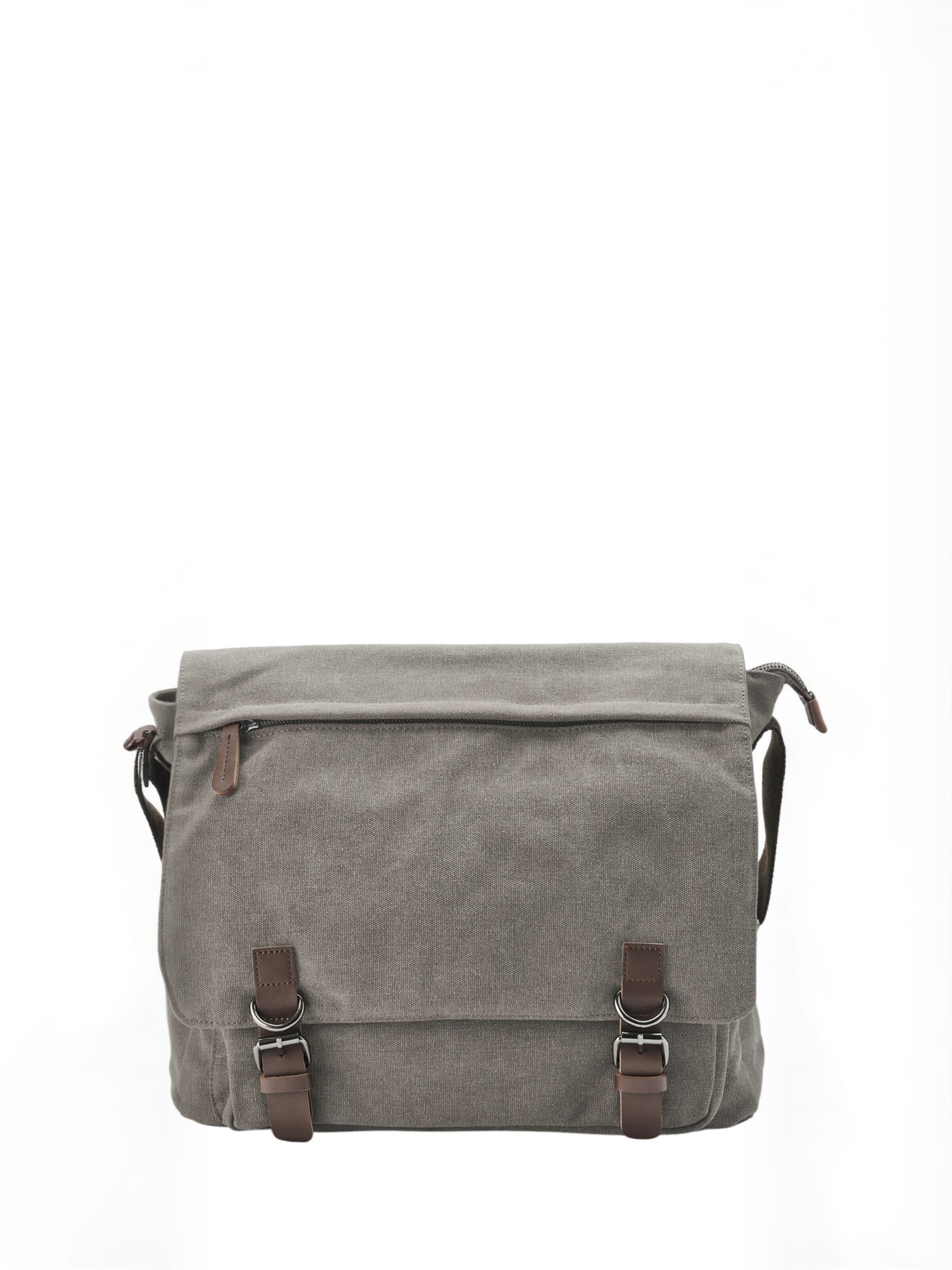 Borsa a tracolla ' Wanderer ' di Trendhim in grigio: frontale