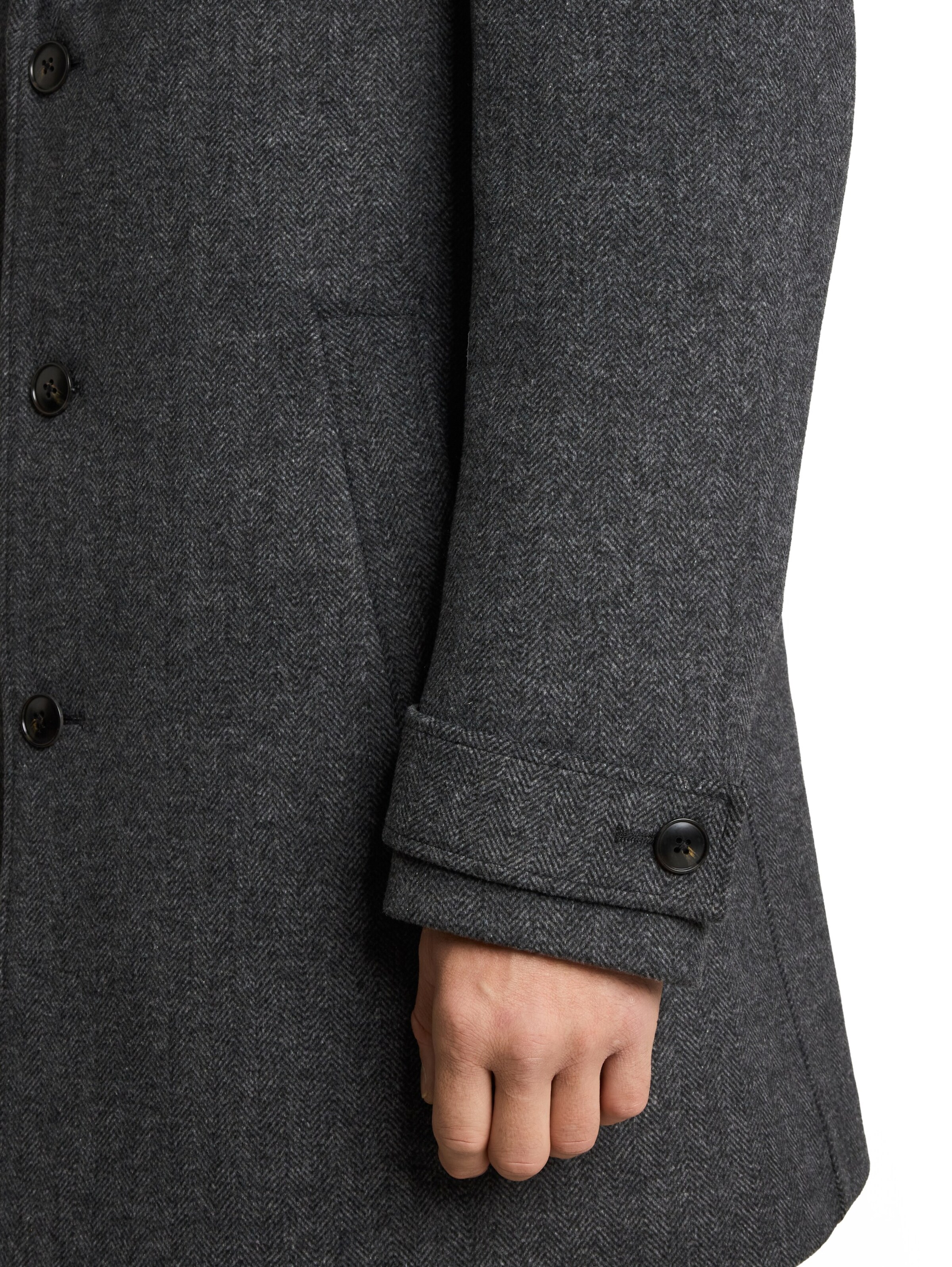 TOM TAILOR Between-Seasons Coat in Black