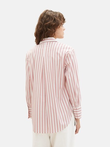 TOM TAILOR Bluse in Pink