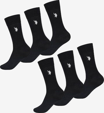 U.S. POLO ASSN. Socken in Schwarz: Vorderseite