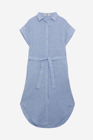 ECOALF - Vestidos camiseiros 'Amatista' em azul: frente