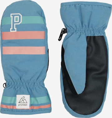 PROTEST Athletic Gloves 'PRTERIKA' in Blue: front