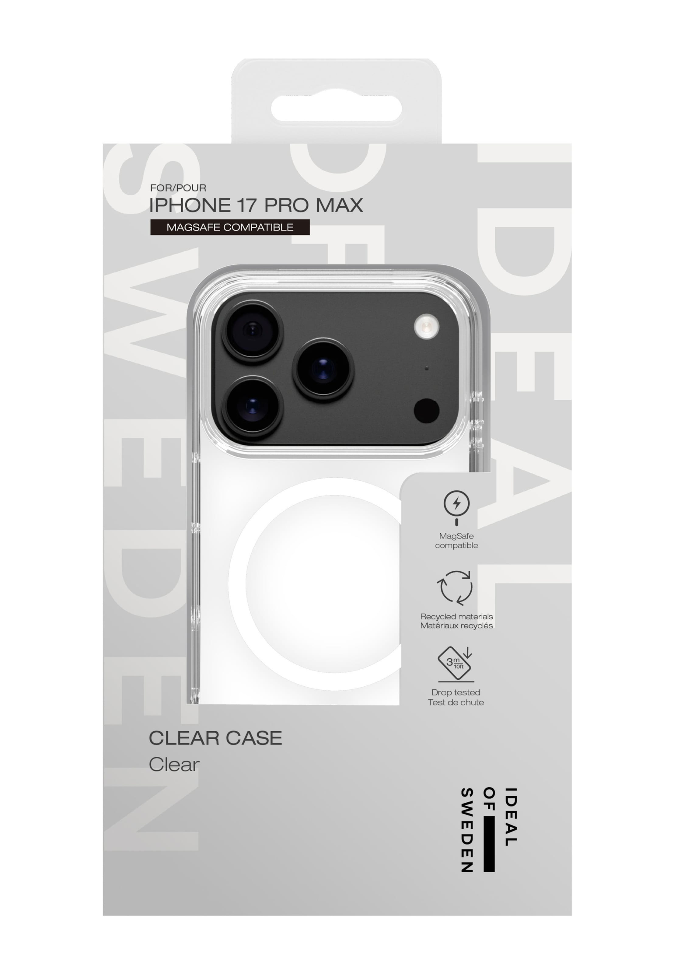Custodia per smartphone 'MagSafe iPhone 17 Pro Max' di iDeal of Sweden in trasparente