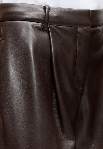 Wide leg Pantaloni cutați 'Tiana4-M' de la BOSS pe maro