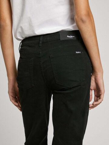 Coupe slim Pantalon 'Thelma' Pepe Jeans en noir